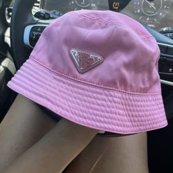 Childrens Pink Prada Hat For Sale 