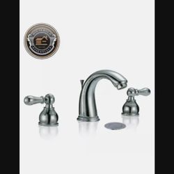 8" Chrome Widespread Bathroom Faucet with Drain...... CHECK OUT MY PAGE FOR MORE ITEMS