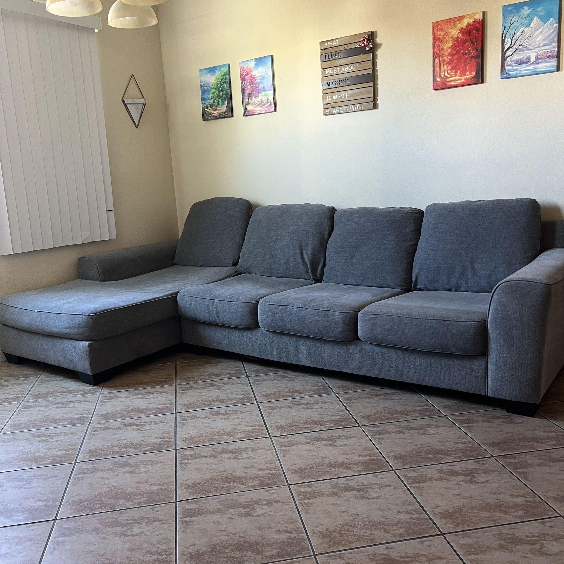 Sectional Sofa Couch with Chaise