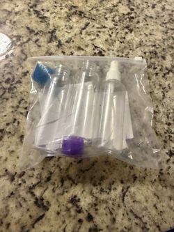 Travel size bottles