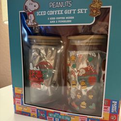 Peanuts Iced Coffee Gift Set 