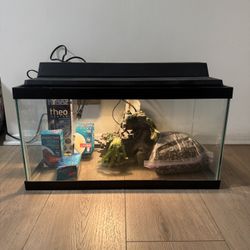 Complete Fish Tank Setup 28 Gal