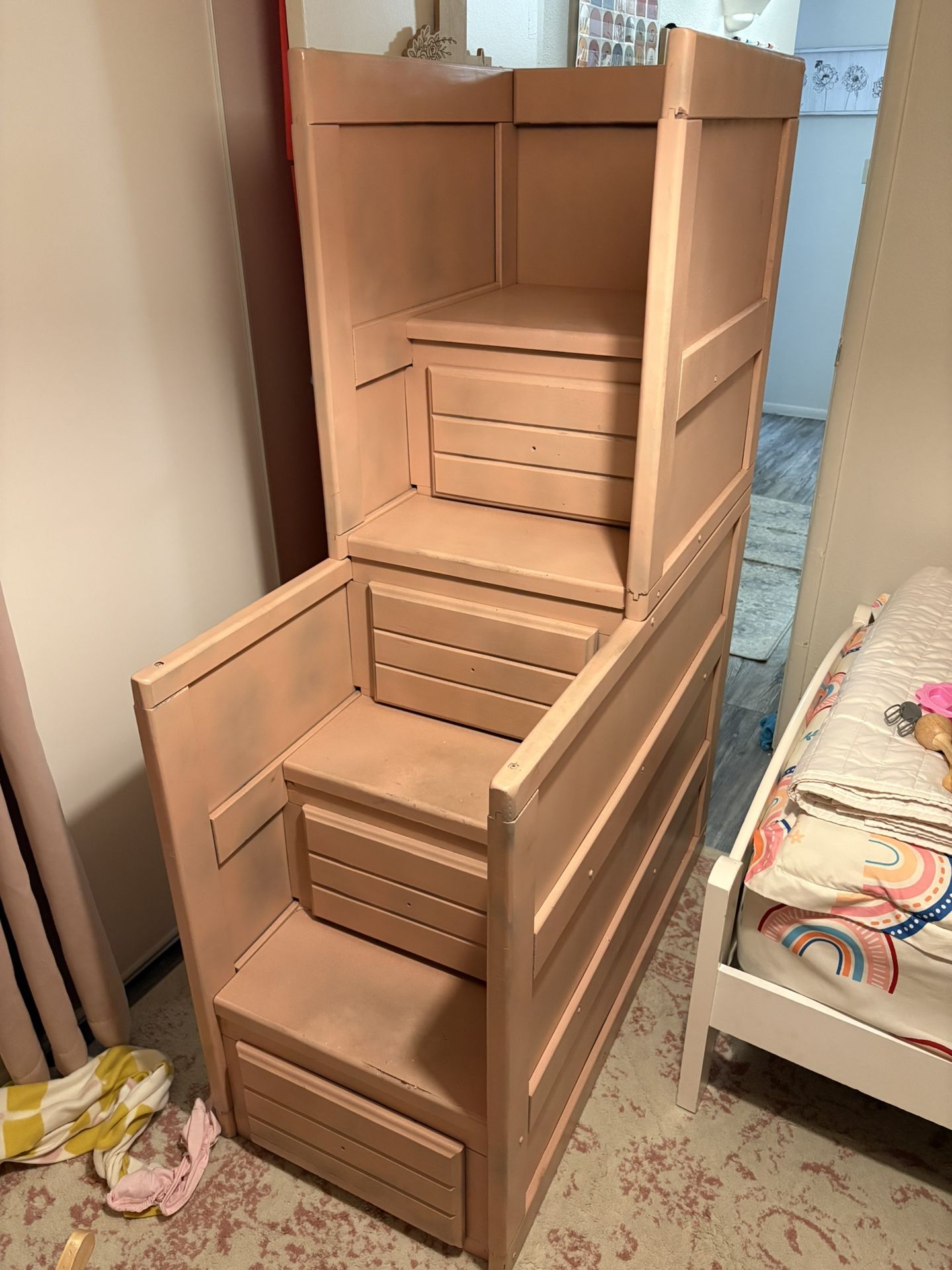 Free Pink Bunk Bed Stairs