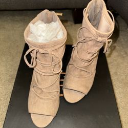Tan Suede Heels