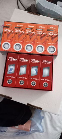 Titleist and Wilson brand new golf balls!