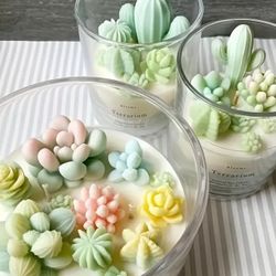 succulent mold for candle, resin or baking