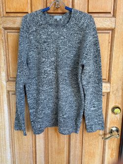 COS Collection of Style 100% Wool Marled Gray Oversized Tunic Sweater S