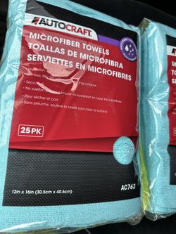 25PK Microfiber Towels