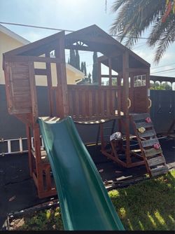 Swing and playground set