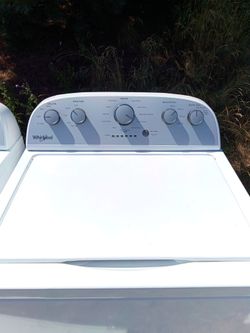 Whirlpool washer and dryer brand new