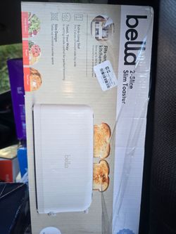 🧚♀️ NEW 2-slice slim toaster with an extra-long, extra-wide slot