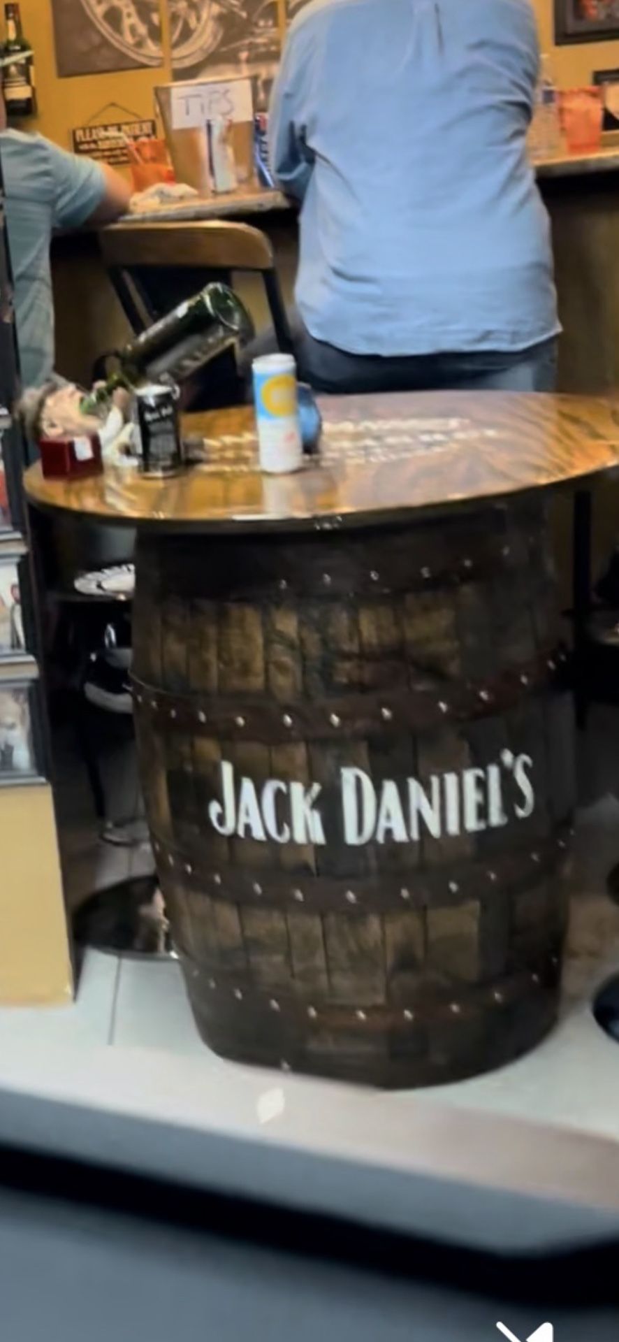 Jack Danielle Whiskey Barrels With Round Tops