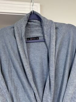 Zara Knit Cozy Blue Cardigan