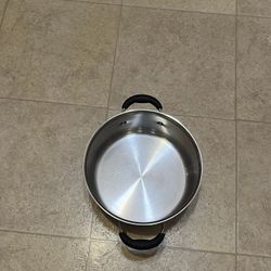 Cuisinart 4 Quart Stainless Por Multi Ply Base No Lid  