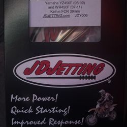 Jet kit for Yamaha 450