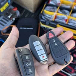 Car keys & Setup  for Nissan, and jeep.
