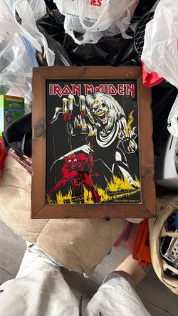 Vintage Iron Maiden Wall Hanging