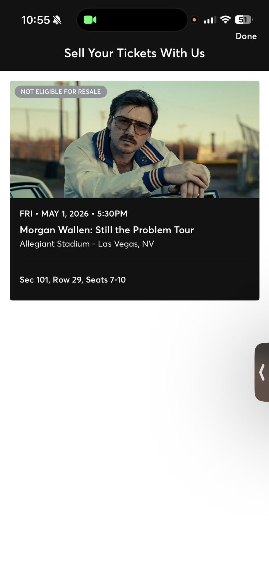 Morgan Wallen Vegas Night 1