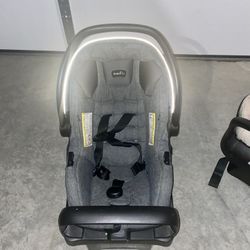 Even Flo Infant Car seat With Base