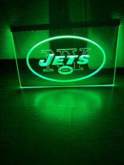 JETS LED NEON LIGHT SIGN 8x12