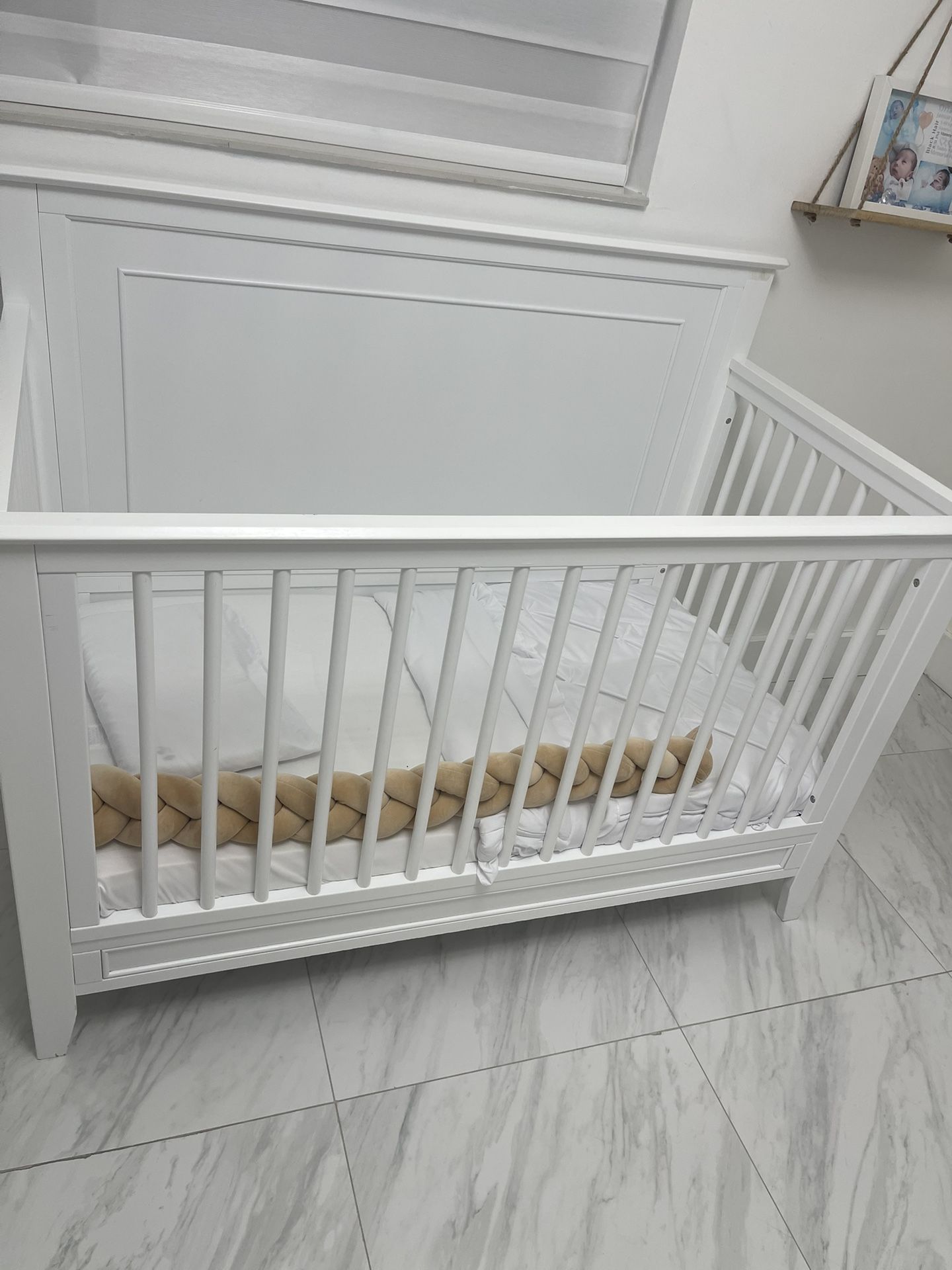 White Baby Bed Crib
