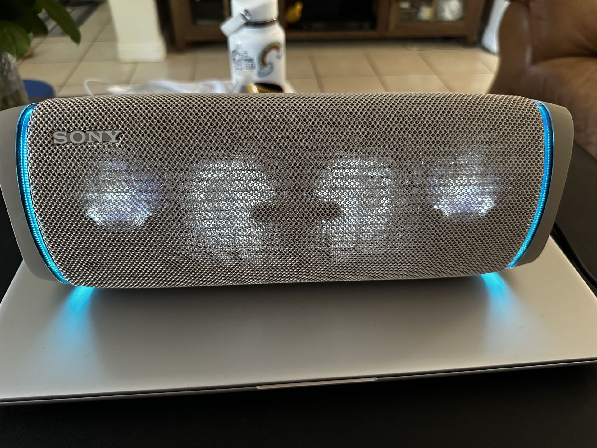 Sony - SRS-XB43 Portable Bluetooth Speaker - Taupe w/ Case