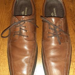 Men's Dockers Leather Dress Shoes Size 9.5M
