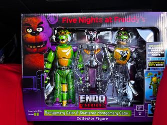 FNAF Endo Series Montgomery Gator and Chica 2-Pack Figure Set