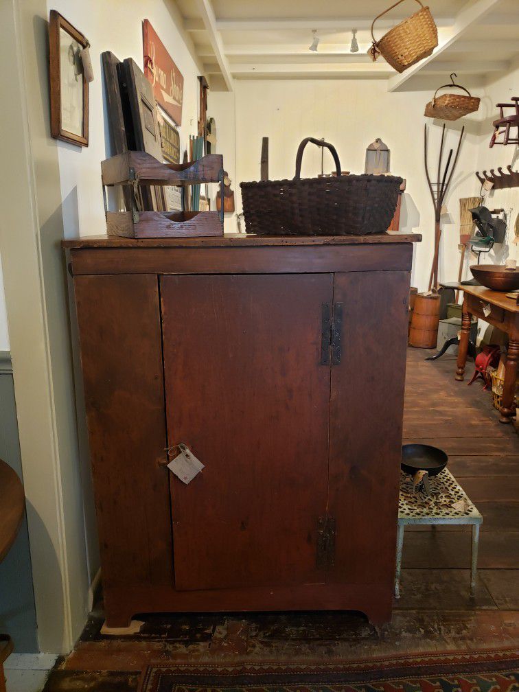 Antique Primitive Farmhouse Cabinet 