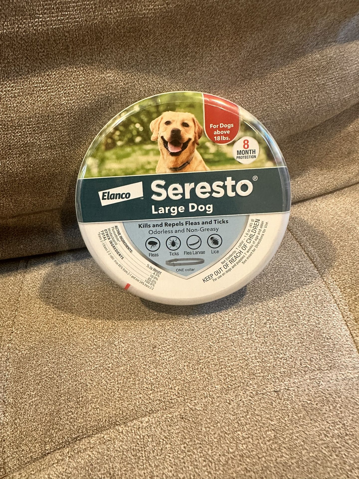 Seresto Collar for Dogs Over 18 lbs. | 8 Months Protection