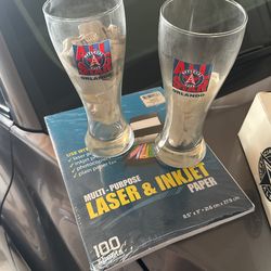 2 All-Star Official Café Orlando Beer Glass