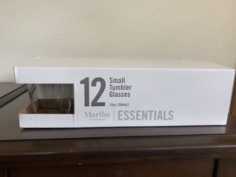 New Martha Stewart tumbler glasses set of 12