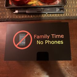 Family Time No Cell Phones Box