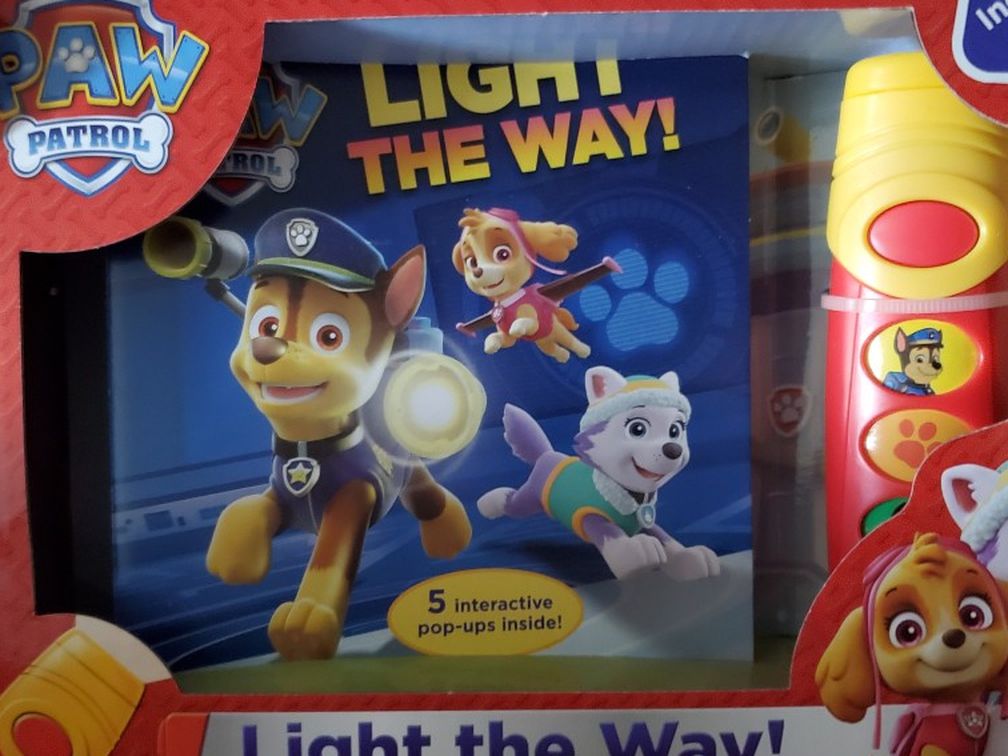 Paw Patrol Book And Flashlight