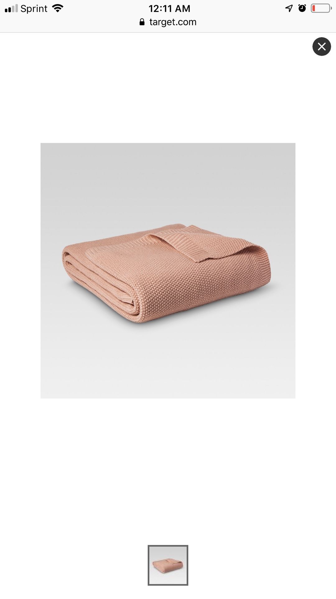 King Size - Threshold Sweater Blanket