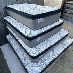 Queen Size Mattress Pillow Top12” Thick. All Sizes Available. Brand New Mattress. Sane Day Delivery