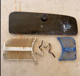 vw beetle 68 later glove box door & parts