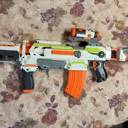 Nerf Modulus ECS-10 Full Setup | Scope + Stock + Barrel + Clip