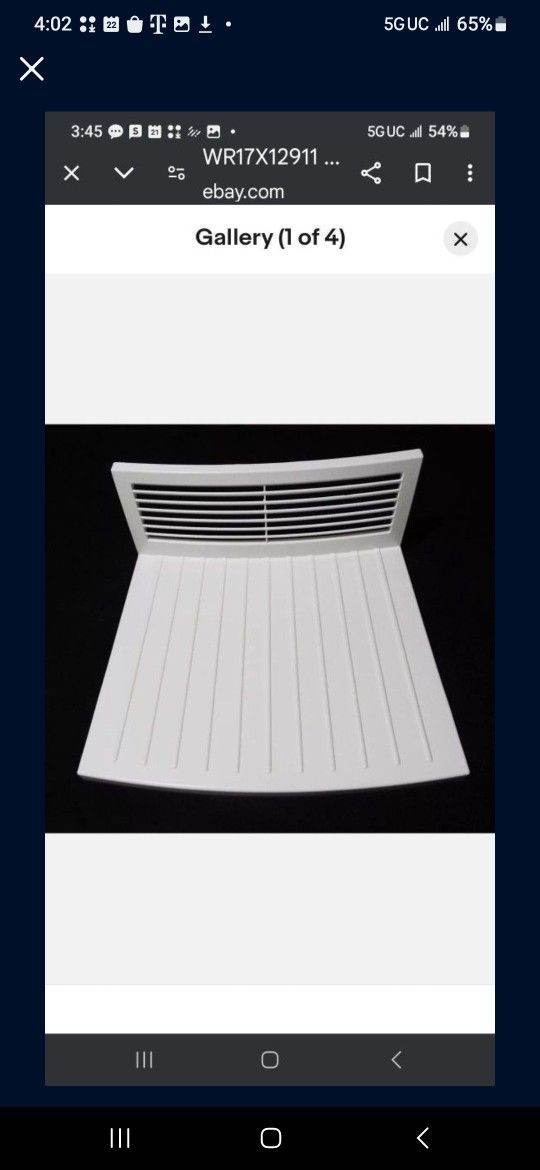 GE REFRIGERATOR/ FREEZER CHILLER SHELF