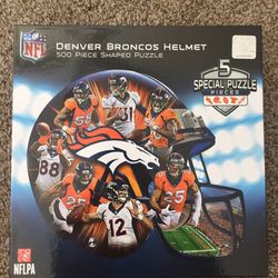 Denver Broncos 500 Pc Puzzle New