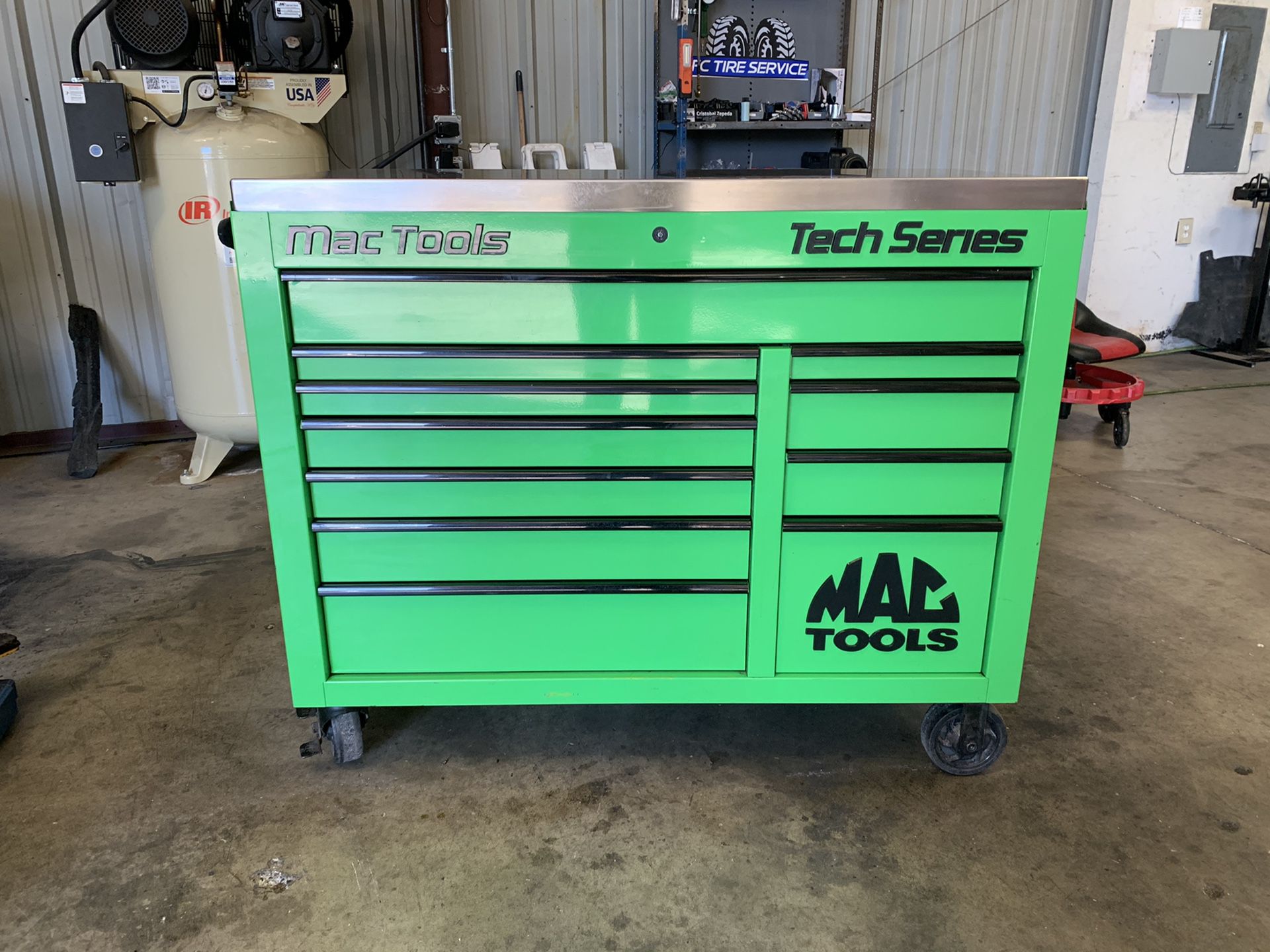 MAC Tools (tool box only) with stainless steel top