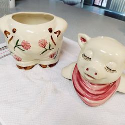 Vintage Pig Cookie Jar 