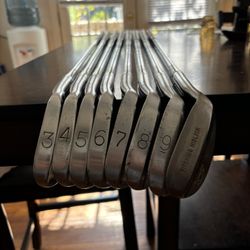 Antique Wilson Gooseneck Iron Set