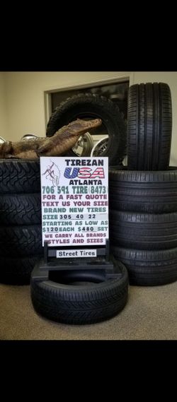 305 40 22 BRAND NEW TIRE TIRES $120 EACH $480