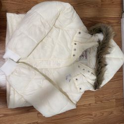 True Religion Faux Fur Puffer