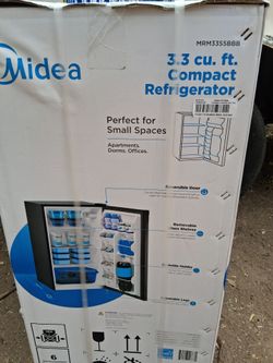 Midea compact fridge 3.3 cu ft