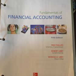 Fundamentals of Financial Accounting Ed.5