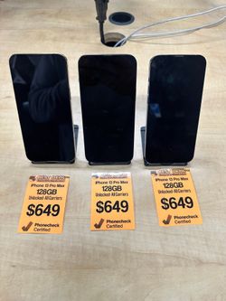HUGE APPLE SALE iPhone 13 Pro Max Unlocked 128GB (Various Colors)