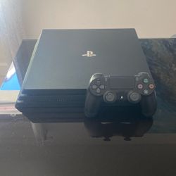PlayStation 4 Pro With Controller