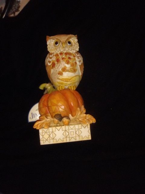 Jim Shore Heartwood Creek "Whoo Loves Autumn"